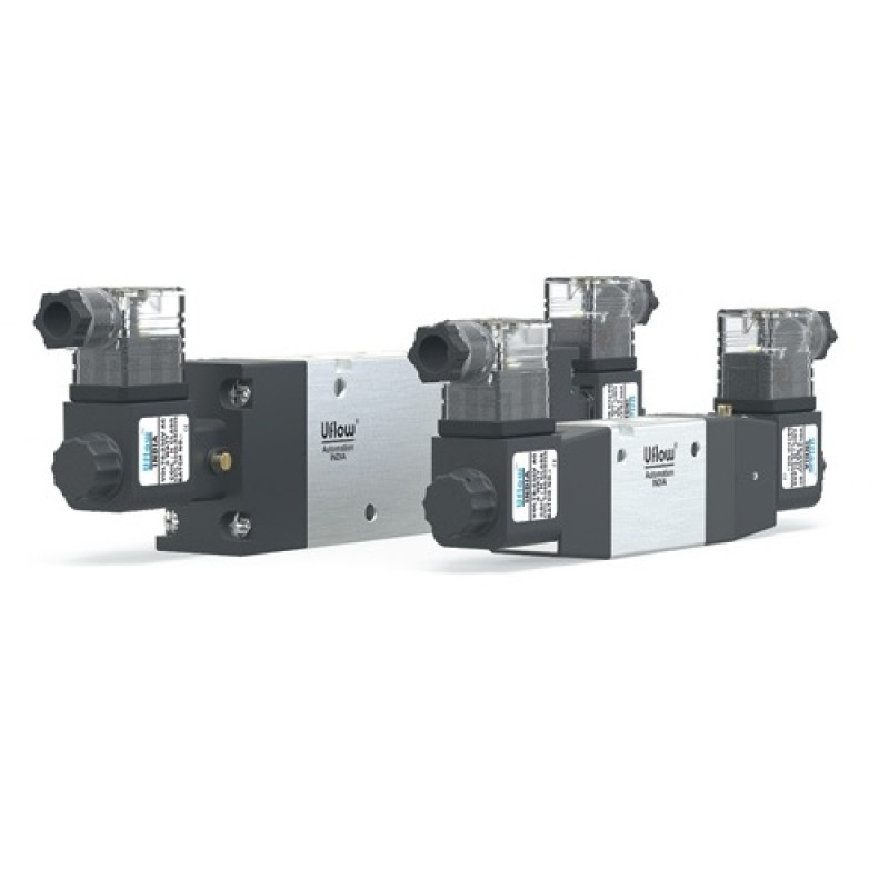 3X2, 5X2 Double solenoid valve